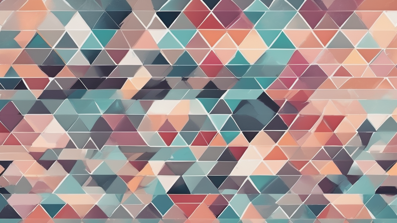 Light geometric pattern with soft colors creating a pleasant background for information